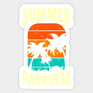 Summer Paradise Sticker